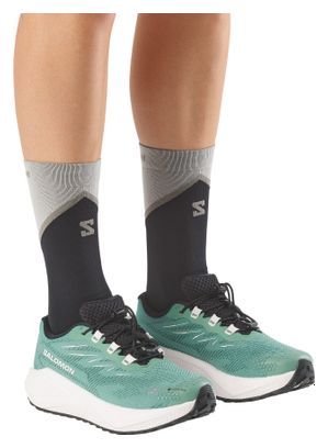 Chaussures Running Salomon Aero Blaze 4 GRVL GTX Vert Femme