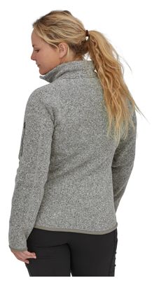 Patagonia Damen Fleecejacke Better Sweater 1/4 Zip Grau