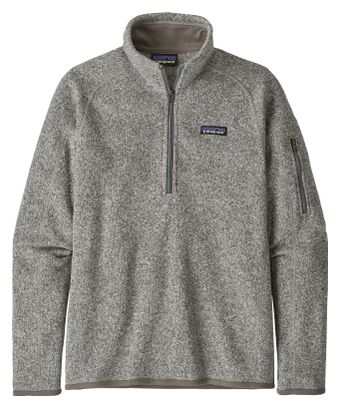 Patagonia Damen Fleecejacke Better Sweater 1/4 Zip Grau