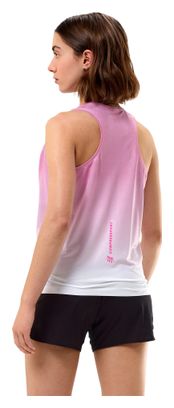 Débardeur Compressport Performance Rose/Blanc Femme