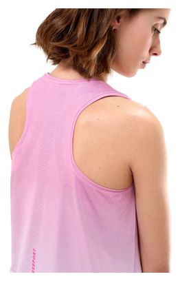 Débardeur Compressport Performance Rose/Blanc Femme
