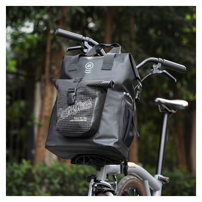Sac de guidon ROCKBROS enroulable étanche pour vélo 18 L noir