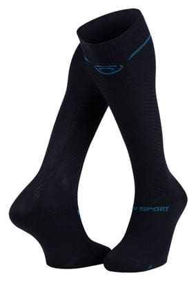 Calcetines de running BV SPORT Light <strong>Run Compression</strong> Negro