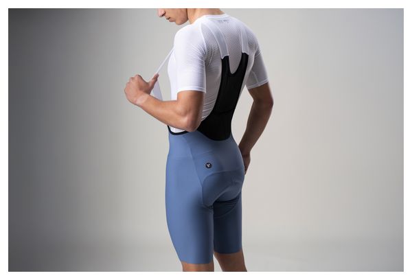 LeBram Izoard Bib Short Steel Blue