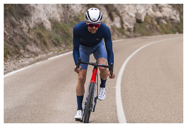 LeBram Izoard Bib Short Steel Blue