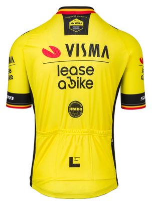 Maillot Manches Courtes Agu Enfant Team Visma Lease a Bike 25 Noir / Jaune 