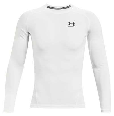 Under Armor Heatgear Armor Long Sleeve Compression Jersey White Men