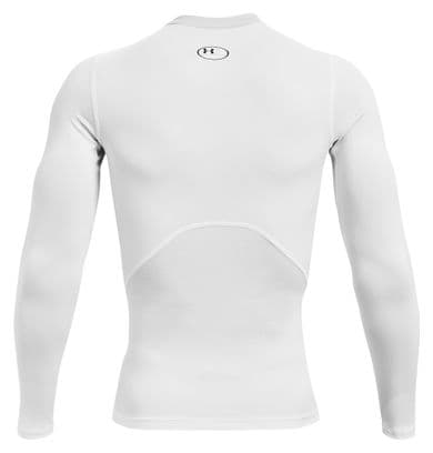 Under Armor Heatgear Armor Long Sleeve Compression Jersey White Men