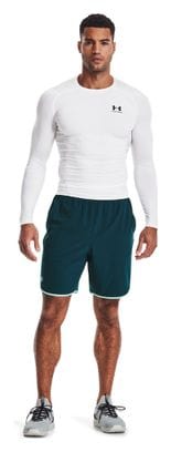 Maillot Manches Longues de compression Under Armour Heatgear Armour Blanc Homme