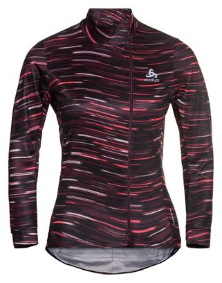 Odlo Zeroweight Ceramiwarm Zip Jacket Women Rot