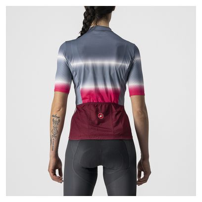 Castelli Dolce Blue / Bordeaux Red Jersey
