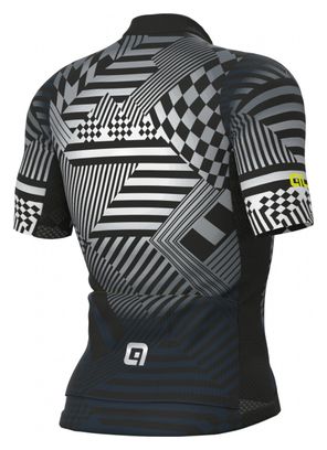 Maglia manica corta Alé Checker grigia