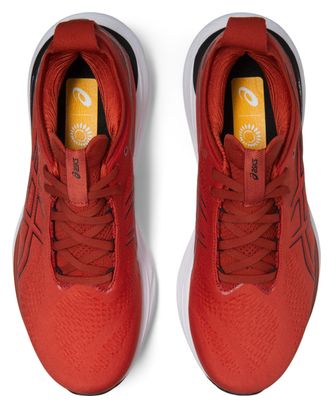 Asics Gel Nimbus 25 Running Shoes Red Orange
