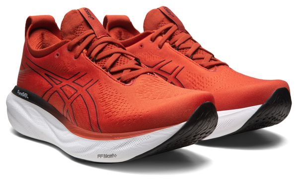 Asics Gel Nimbus 25 Running Shoes Red Orange