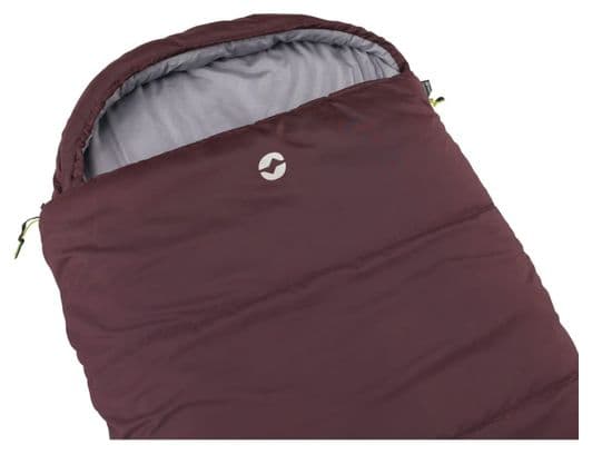 Outwell Sac de couchage Campion Lux fermeture éclair à gauche violet