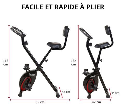 Vélo d'appartement pliable - IXOSPORT - IXO-5515