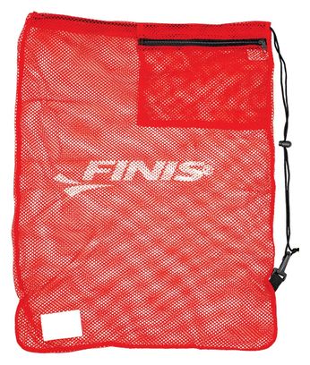 Bolsa de malla para equipo de natación Finis Rojo