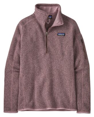 Polaire Femme Patagonia Better Sweater 1/4 Zip Violet