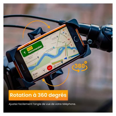 Support et Protection Smartphone Support de téléphone portable pour vélo R2B Rotation à 360 Degrés