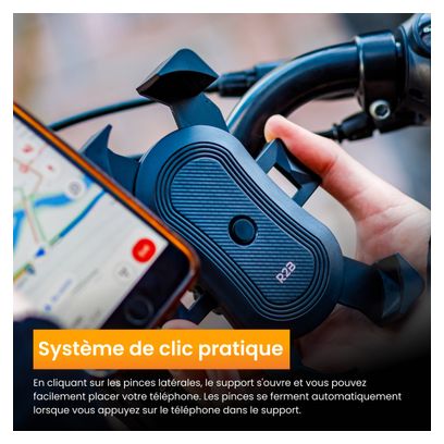 Support et Protection Smartphone Support de téléphone portable pour vélo R2B Rotation à 360 Degrés