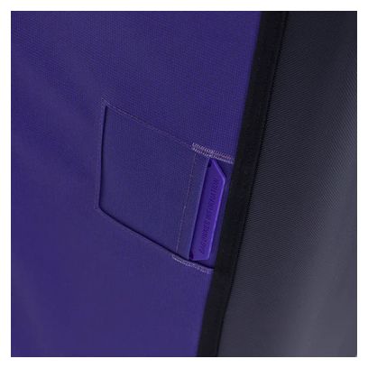 Evoc 100L 4-Wheel Suitcase in Purple and Black 