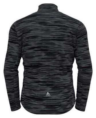 Odlo Zeroweight Ceramiwarm Grey Black Zip Top