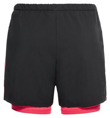 Odlo Essential Women&#39;s 2-in-1 Shorts Black / Pink