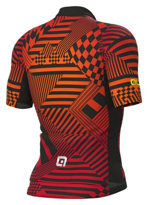 Alé Checker Kurzarmtrikot Rot