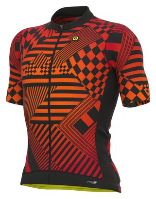 Alé Checker Kurzarmtrikot Rot