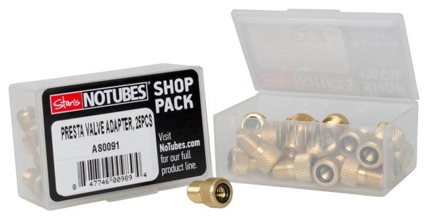 Stan's NoTubes - Presta Valve Adapte  Shop Pack  25pcs