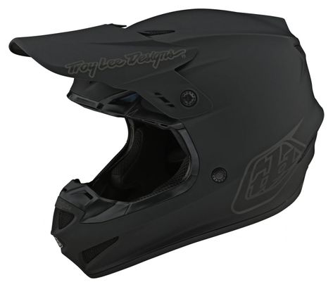 Troy Lee Designs GP Mono Kinder Helm Zwart