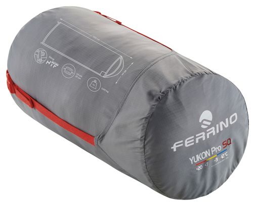 Ferrino Yukon Pro SQ Sleeping Bag Red