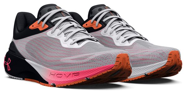 Under Armour HOVR Machina Breeze Damesschoenen Wit Roze Zwart