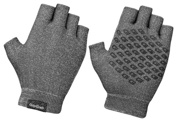 GripGrab Freedom Knit Short Finger Gloves Charcoal