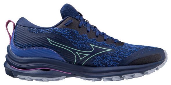 Mizuno Wave Rider TT Dameshardloopschoenen Blauw