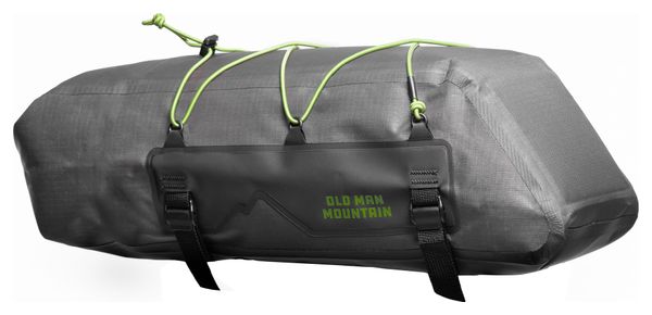 Old Man Mountain Atlas Rack Pack 9L Rear Luggage Rack Bag, Gray/Black