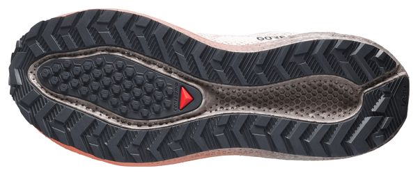 Salomon Aero Blaze 4 GRVL GTX Laufschuhe für Damen, Beige/Rosa