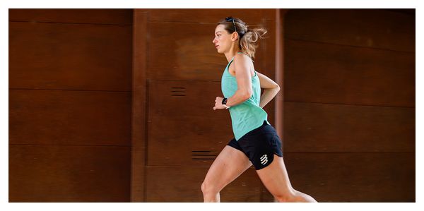 Compressport Performance Blue Women's Tank Top