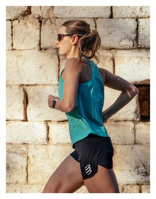 Compressport Performance Blue Women's Tank Top