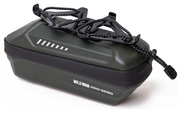 Bolsa de cuadro bici con porta móvil 1 L verde WILD MAN