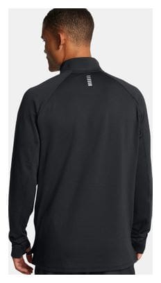 Camiseta térmica Under Armour Launch Elite CW Negra Hombre 1/2 Cremallera