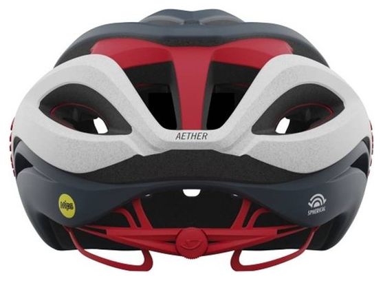 Casco Giro Aether Spherical MIPS Portaro Grigio / Bianco / Rosso 2021