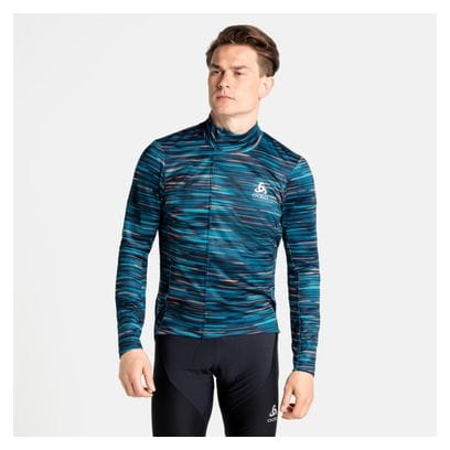 Zip Top Odlo Zeroweight Ceramiwarm Blau