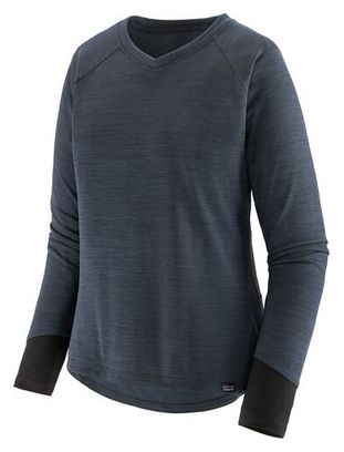 Patagonia L / S Dirt Craft Blau Damentrikot