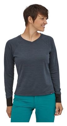 Patagonia L / S Dirt Craft Blau Damentrikot