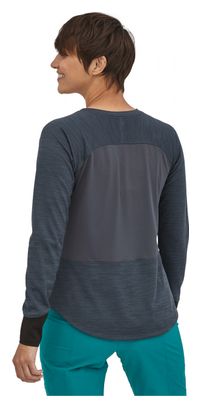 Patagonia L / S Dirt Craft Blau Damentrikot