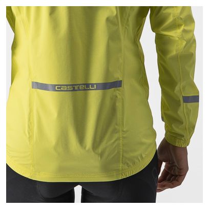 Castelli Women's Emergency 2 Rain Jacket Yellow