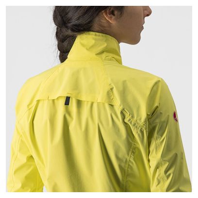 Castelli Women's Emergency 2 Rain Jacket Yellow