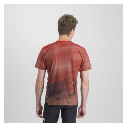 Maglietta tecnica Sportful Flow Giara Rosso