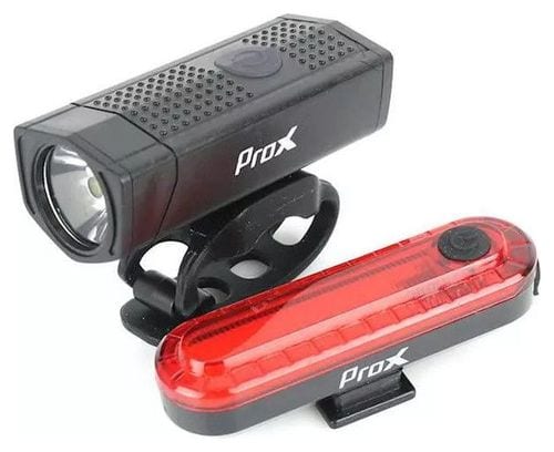 Kit d'éclairage LED pour vélo - Feu avant 300 lumens et feu arrière